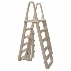 Evolution A-Frame 48 in. to 54 in. Above Ground Swimming Pool Ladder by Confer