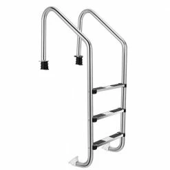 Stainless Steel Swimming Pool Ladder 3-Step for In Ground Pool by ANGELES HOME -Pool Supplies Sales Store pool ladders m77 8ba31 c3 1000