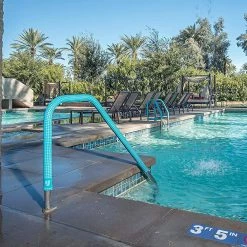 Comfort Cover 10 ft. Zippered Pool Ladder Grip Sleeve, Indian Teal by KOOLGRIPS -Pool Supplies Sales Store pool safety equipment kgs 1002 it 4f 1000