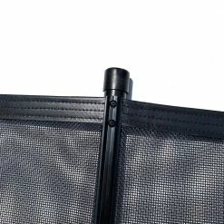 12 ft. x 4 ft. Outdoor Pool Fence with Section Kit Removable Mesh Barrier for in ground Pools Garden and Patio in Black by Unbranded -Pool Supplies Sales Store pool safety equipment xxx320 fence bl 44 1000