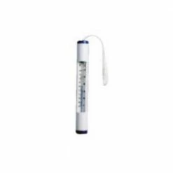 6.75 in. Swimming Pool Thermometer White and Blue Round with Cord by Northlight