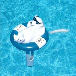 Polar Bear Floating Pool Thermometer by MILLIARD -Pool Supplies Sales Store pool thermometers mil swm176 b 4f 1000