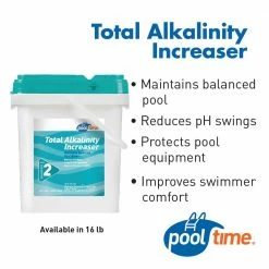 16 lb. Total Alkalinity Increaser by Pool Time -Pool Supplies Sales Store pool time pool balancers 23546ptm 4f 1000