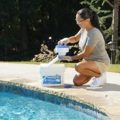 35 lbs. Chlorinating Tablets by Pool Time -Pool Supplies Sales Store pool time pool chlorine 21827ptm 4f 1000