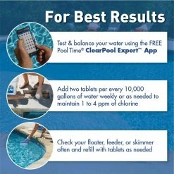 MAXBlue 5 lb. 3 in. Tablets by Pool Time 11 MAXBlue 5 lb. 3 in. Tablets by Pool Time -Pool Supplies Sales Store pool time pool chlorine 22838ptm 44 1000