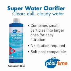 32 oz. Super Water Clarifier by Pool Time -Pool Supplies Sales Store pool time pool clarifiers 23704ptm 4f 1000