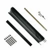 4 ft. H x 12 ft. W Pool Fence DIY Section in Black with 5 Poles Featuring a Steel Pin at the Base for a 1/2 in. Hole by poolfence DIY