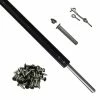 4 ft. H Pool Fence DIY Spare Pole in Black Featuring a Steel Pin at the Base for a 1/2 in. Hole by poolfence DIY -Pool Supplies Sales Store poolfence diy pool safety equipment v110p pe 64 1000