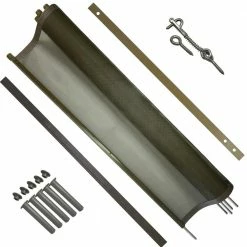 5 ft. H x 12 ft. W Pool Fence DIY Section in Brown with 5-Poles Featuring a Steel Pin at the Base for a 1/2 in. Hole by poolfence DIY