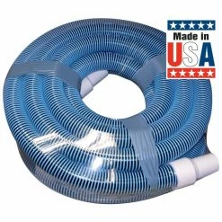 1-1/2 in. x 30 ft. Heavy Duty In-Ground Pool Vacuum Hose with Swivel Cuff by Poolmaster