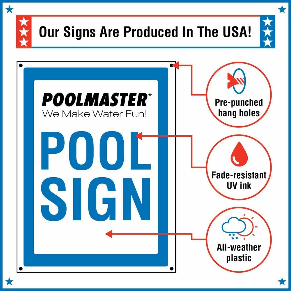Residential or Commercial Swimming Pool Signs, Swimming Pool Closed by Poolmaster 4 Residential or Commercial Swimming Pool Signs, Swimming Pool Closed by Poolmaster - Image 2