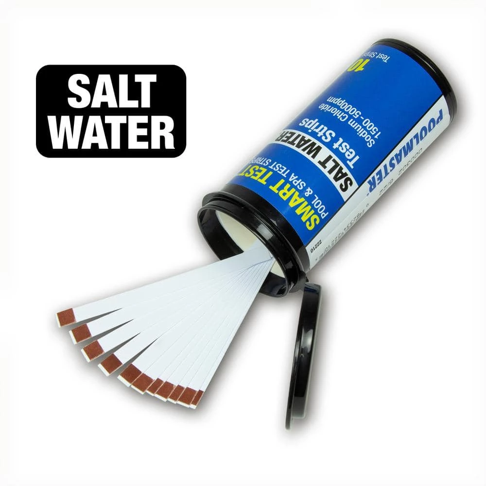Salt Water Swimming Pool Test Strips (10-Count) by Poolmaster 3 Salt Water Swimming Pool Test Strips (10-Count) by Poolmaster