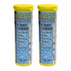 Smart Test 6-Way Combo Test Strips for Pools (2-Pack) by Poolmaster