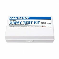 3-Way Swimming Pool and Spa Water Test Kit with Case by Poolmaster -Pool Supplies Sales Store poolmaster pool test kits strips 22240 4f 1000