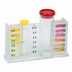 5-Way Swimming Pool and Spa Water Test Kit with Case by Poolmaster -Pool Supplies Sales Store poolmaster pool test kits strips 22270 44 1000