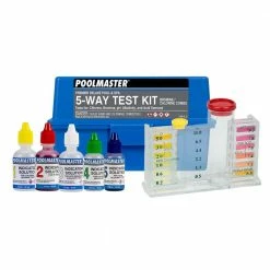 5-Way Swimming Pool and Spa Water Test Kit with Case by Poolmaster
