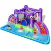 Inflatable Water Slide Castle Kids Bounce House w/Octopus Style Blower Excluded by Gymax 2 Inflatable Water Slide Castle Kids Bounce House w/Octopus Style Blower Excluded by Gymax -Pool Supplies Sales Store purple blue green red gymax pool toys gym09263 64 1000