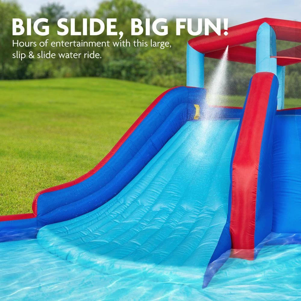 Inflatable Water Slide and Blow up Pool, Kids Water Park for Backyard by Unbranded 5 Inflatable Water Slide and Blow up Pool, Kids Water Park for Backyard by Unbranded - Image 3