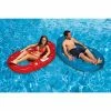 Deluxe Red and Blue Inflatable Oval Floating Swimming Pool Lounge (2-Pack) by Poolmaster -Pool Supplies Sales Store red blue poolmaster pool floats 85664 64 1000