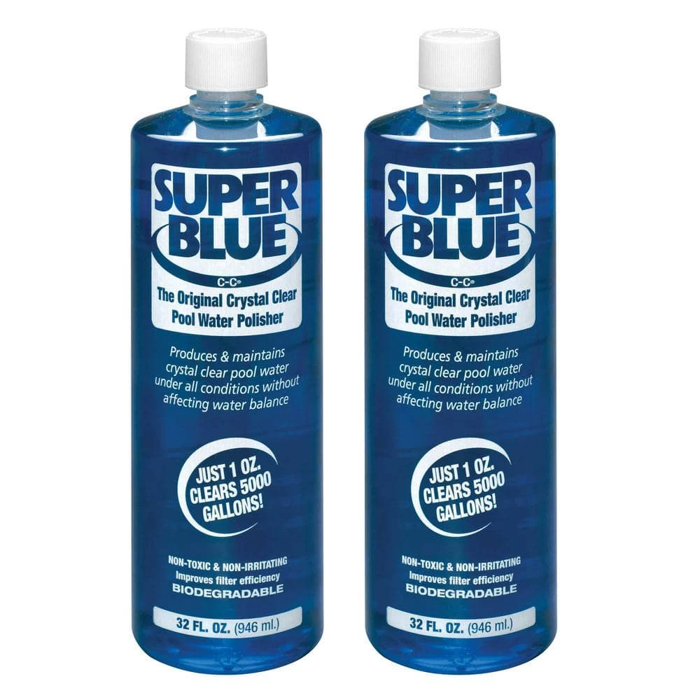 1 Qt. Super Blue Water Clarifier (2-Pack) by Robarb 3 1 Qt. Super Blue Water Clarifier (2-Pack) by Robarb