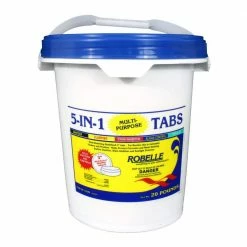 20 lb. Pool 5-In-1 Multi-Purpose 3 in. Chlorinating Tabs by Robelle