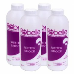 2 lb. Swimming Pool Shock Winter Pool Closing Shock 4-Pack by Robelle