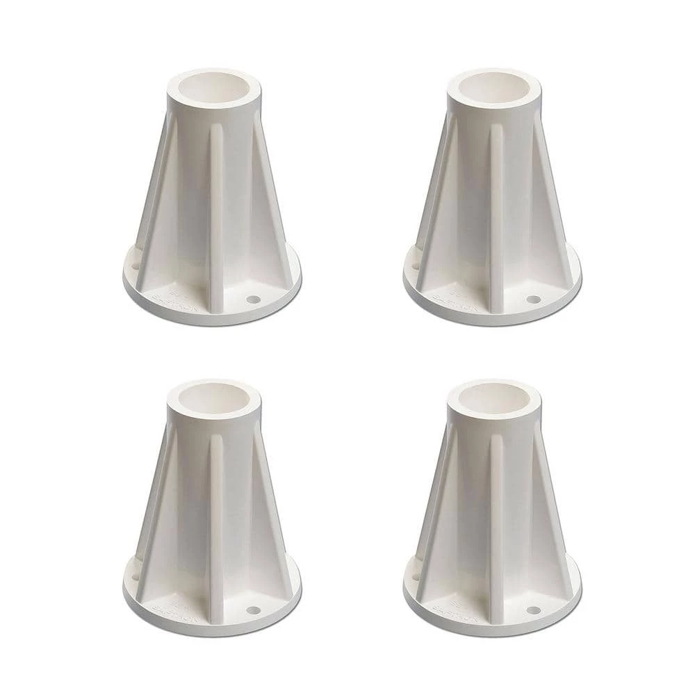 6 in. Pool Handrails and Ladders Surface Mounting Base (4-Pack) Above Ground by Saftron 3 6 in. Pool Handrails and Ladders Surface Mounting Base (4-Pack) Above Ground by Saftron