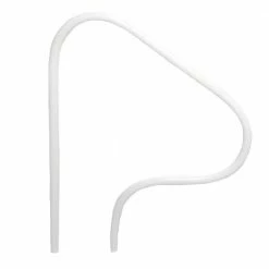 Rust Proof Durable Swimming Pool Bend Handrail in White Above Ground by Saftron