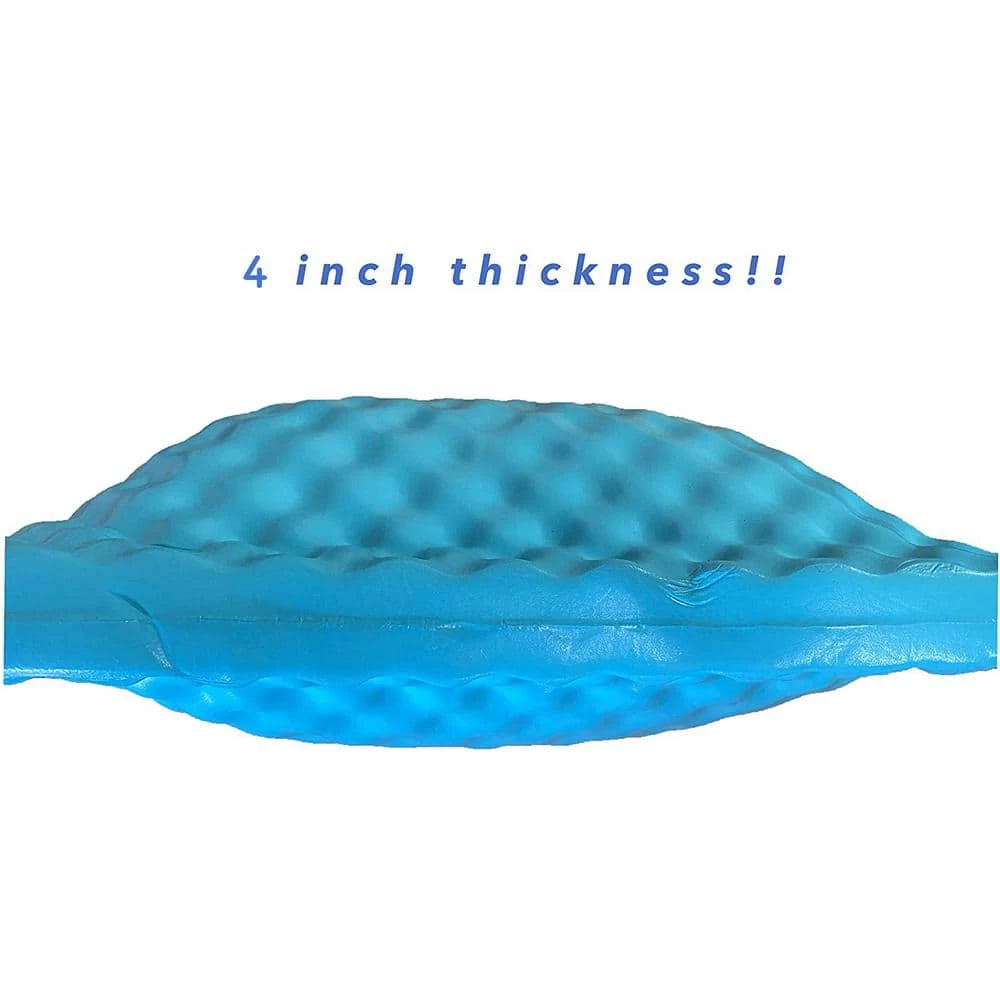 12 in. x 12 in. x 4 in. Seafoam Square Zephyr Waterproof Lightweight and Comfortable Home Decor Outdoor Pillows (2-Pack) by VOS 4 12 in. x 12 in. x 4 in. Seafoam Square Zephyr Waterproof Lightweight and Comfortable Home Decor Outdoor Pillows (2-Pack) by VOS - Image 2