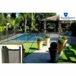 4 ft. x 12 ft. Brown Mesh Safety Fence by Sentry Safety Pool Fence -Pool Supplies Sales Store sentry safety pool fence pool safety equipment ez guard 4 brown 44 1000