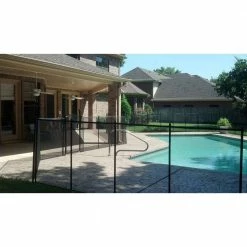 4 ft. x 12 ft. Black Removable Child Barrier Pool Safety Mesh Fence by Sentry Safety Pool Fence 14 4 ft. x 12 ft. Black Removable Child Barrier Pool Safety Mesh Fence by Sentry Safety Pool Fence -Pool Supplies Sales Store sentry safety pool fence pool safety equipment visiguard 4 black fa 1000