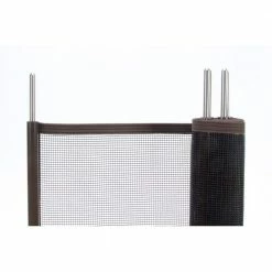 5 ft. x 10 ft. Brown Removable Child Barrier Pool Safety Mesh Fence by Sentry Safety Pool Fence -Pool Supplies Sales Store sentry safety pool fence pool safety equipment visiguard 5 brown 44 1000