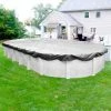 Silverado 18 ft. x 33 ft. Oval Silver Solid Above Ground Winter Pool Cover by Pool Mate 1 Silverado 18 ft. x 33 ft. Oval Silver Solid Above Ground Winter Pool Cover by Pool Mate -Pool Supplies Sales Store silver pool mate winter pool covers 551833 4 64 1000