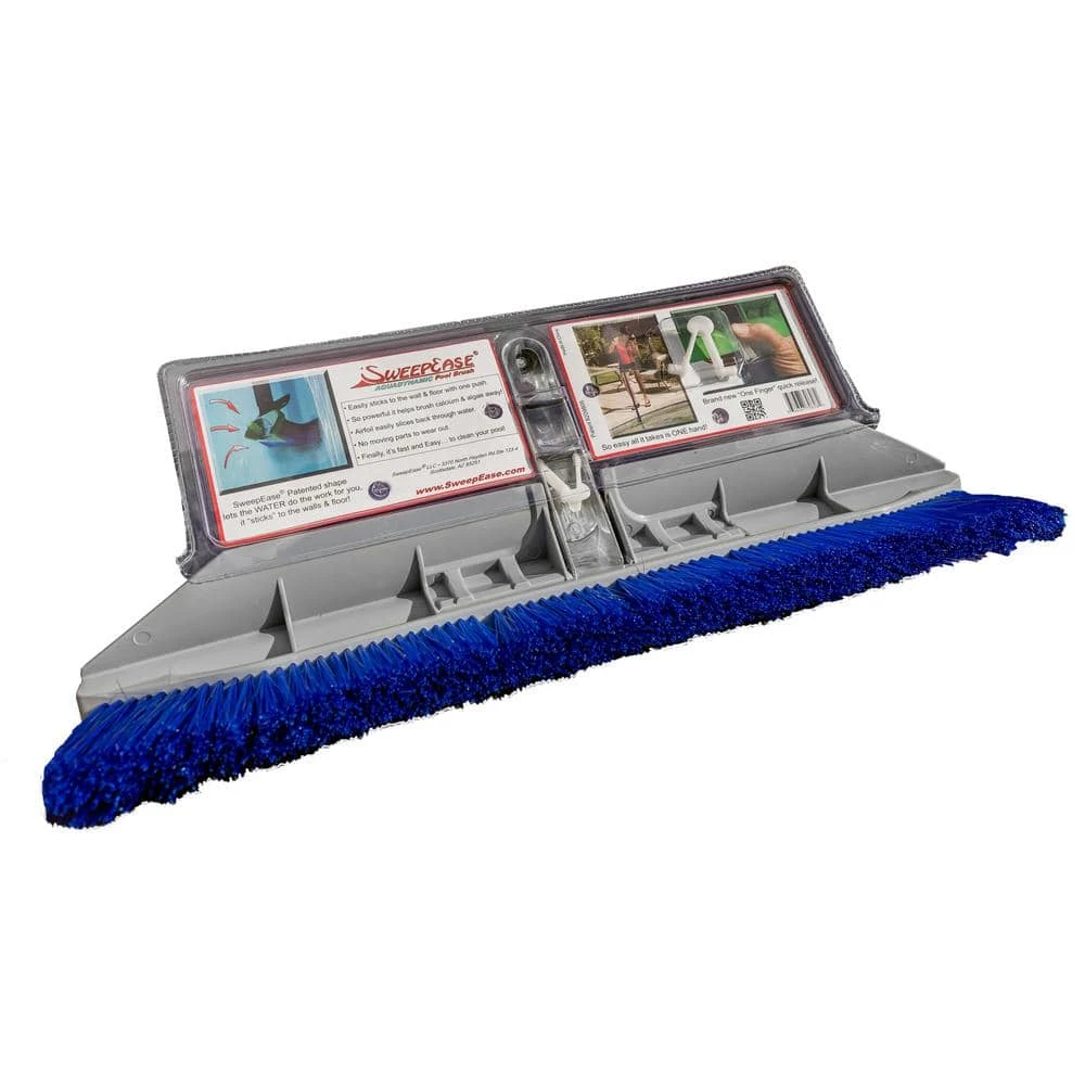 New & Improved Aquadynamic 18 in. Pro Series Stainless Steel Poly Pool Brush that Sticks to the Walls & Floor, Guranteed by SweepEase 4 New & Improved Aquadynamic 18 in. Pro Series Stainless Steel Poly Pool Brush that Sticks to the Walls & Floor, Guranteed by SweepEase - Image 2