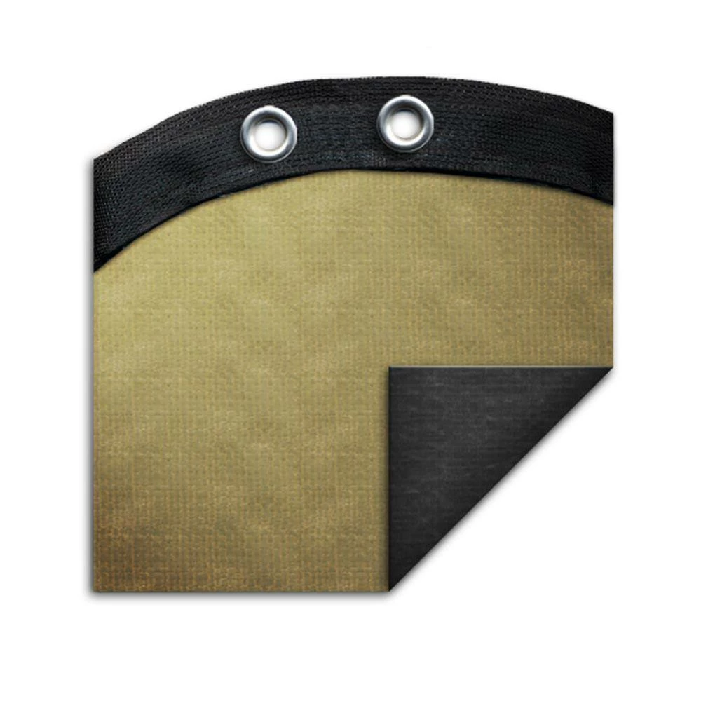 Premium 18 ft. x 33 ft. Oval Tan Solid Above Ground Winter Pool Cover by Robelle 4 Premium 18 ft. x 33 ft. Oval Tan Solid Above Ground Winter Pool Cover by Robelle - Image 2