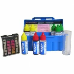 Safety Plus Swimming Pool Chlorine Bromine pH Alkalinity Test Kit by Taylor