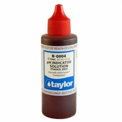 2 oz. Test Kit Replacement Reagent Refill Bottles Phenol Red Solution by Taylor