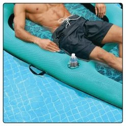 Paisley Teal Aqua Oversized Luxury Lounge by AQUALOUNGE -Pool Supplies Sales Store teal blue pool floats aql17591ttea 44 1000