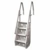 In Step 46 in. to 60 in. Ladder for Above Ground Swimming Pool in Taupe by The Vinyl Works -Pool Supplies Sales Store the vinyl works pool ladders in24 t 64 1000