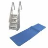 In Step Ladder and Protective Ladder Mat for Above Ground Swimming Pool by The Vinyl Works 2 In Step Ladder and Protective Ladder Mat for Above Ground Swimming Pool by The Vinyl Works -Pool Supplies Sales Store the vinyl works pool ladders in24 w 87953 64 1000