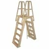 Premium A-Frame Above Ground Pool Ladder in Taupe by The Vinyl Works -Pool Supplies Sales Store the vinyl works pool ladders ne120t 64 1000