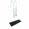 4-Step Ladder for 60 in. Pool Walls with Swimming Pool Ladder Mat by The Vinyl Works -Pool Supplies Sales Store the vinyl works pool ladders sld2 87951 64 1000