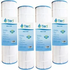 26 in. x 7 in. 105 sq. ft. Pool and Spa Filter Cartridge for Pentair Clean and Clear Plus 420 178584, PCC105 (4-Pack) by Tier1