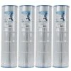 7 in. Dia 105 sq. ft. Clean and Clear Plus Replacement Cartridge Filter (4-Pack) by Unicel -Pool Supplies Sales Store unicel pool filter cartridges 4 x c7471 64 1000