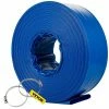 Discharge Hose 3 in. Dia x 105 ft. PVC Fabric Lay Flat Hose with Clamps Heavy-Duty Backwash Drain Hose Burst-Proof, Blue by VEVOR 2 Discharge Hose 3 in. Dia x 105 ft. PVC Fabric Lay Flat Hose with Clamps Heavy-Duty Backwash Drain Hose Burst-Proof, Blue by VEVOR -Pool Supplies Sales Store vevor pool hoses ycfc3x100pvc284auv0 64 1000