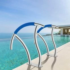 Pool Handrail 2 Pack 30 in. x 30 in. Swimming Pool Stair Rail Stainless Steel Stair Pool Hand Rail for Above Ground Pool by VEVOR -Pool Supplies Sales Store vevor pool ladders bxgy30x302pcsxi6uv0 31 1000