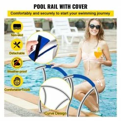 Pool Handrail 2 Pack 30 in. x 30 in. Swimming Pool Stair Rail Stainless Steel Stair Pool Hand Rail for Above Ground Pool by VEVOR -Pool Supplies Sales Store vevor pool ladders bxgy30x302pcsxi6uv0 4f 1000