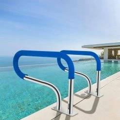 Pool Handrail 32 in. x 22.5 in. Swimming Pool Stair Rail 304 Stainless Steel Stair Pool Hand Rail for Above Ground Pool by VEVOR -Pool Supplies Sales Store vevor pool ladders dwswycyc32x238jsfv0 31 1000