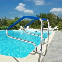 Pool Handrail 49.4 in. x 34 in. Swimming Pool Stair Rail 304 Stainless Steel Stair Pool Hand Rail for Above Ground Pool by VEVOR -Pool Supplies Sales Store vevor pool ladders wycycbx449x344mstv0 31 1000