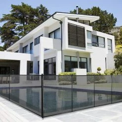 4 ft. x 48 ft. Black Swimming Pool Fence Mesh Barrier Removable DIY Pool Fencing with Section Kit for Inground Pools by VEVOR -Pool Supplies Sales Store vevor pool safety equipment kcxycwlb448ft1ksyv0 31 1000